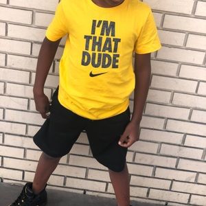 Yellow Nike shirt